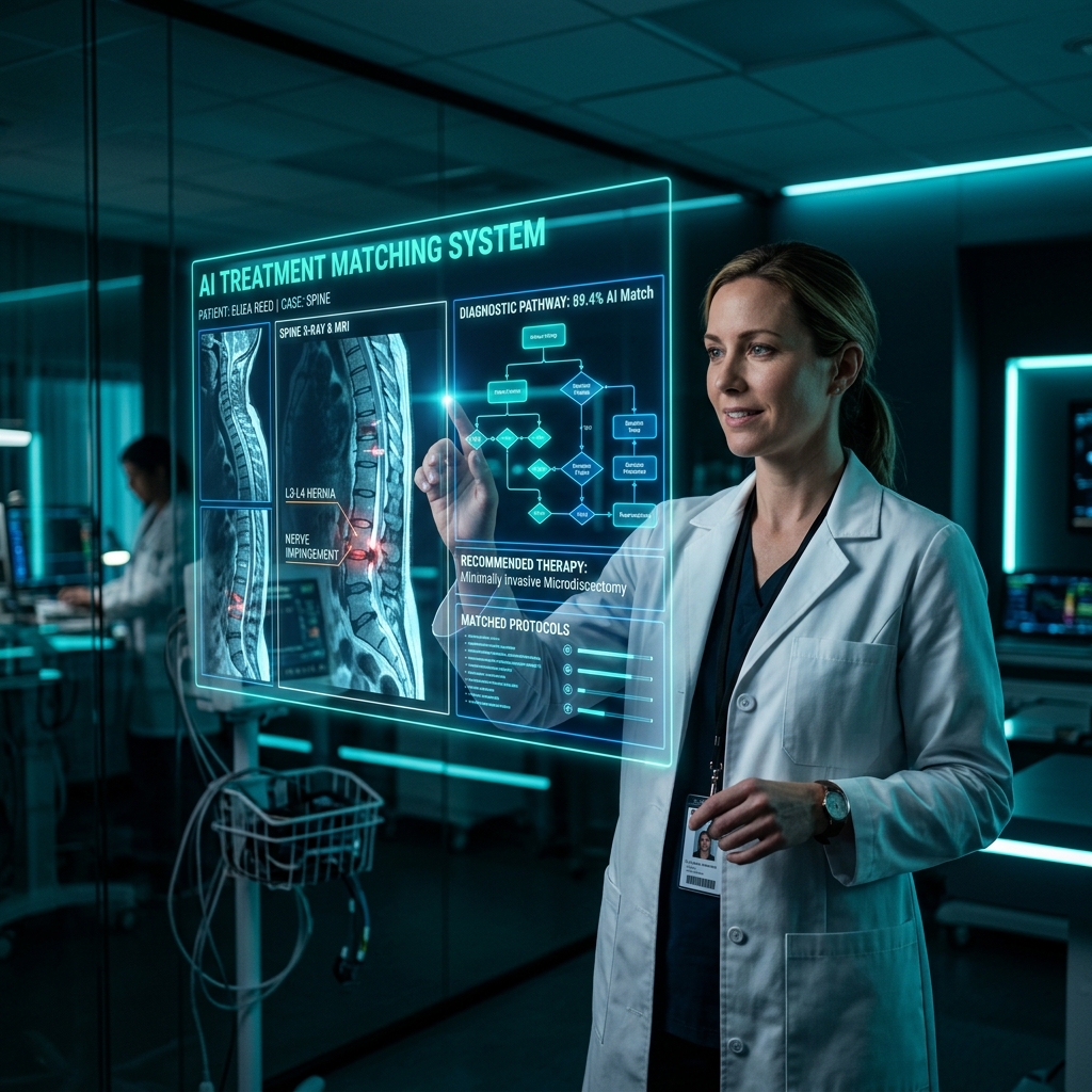 AI-powered treatment matching system